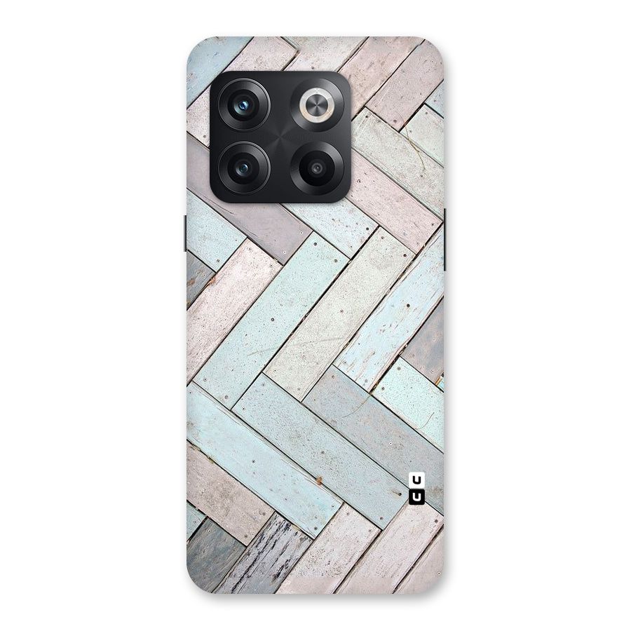 Wooden ZigZag Design Back Case for OnePlus 10T