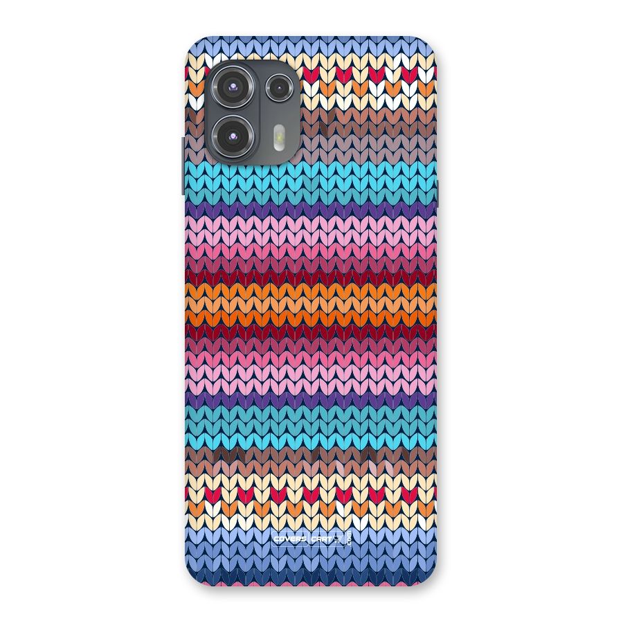 Woolen Back Case for Motorola Edge 20 Fusion