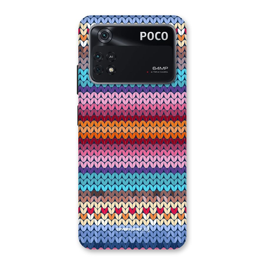 Woolen Back Case for Poco M4 Pro 4G