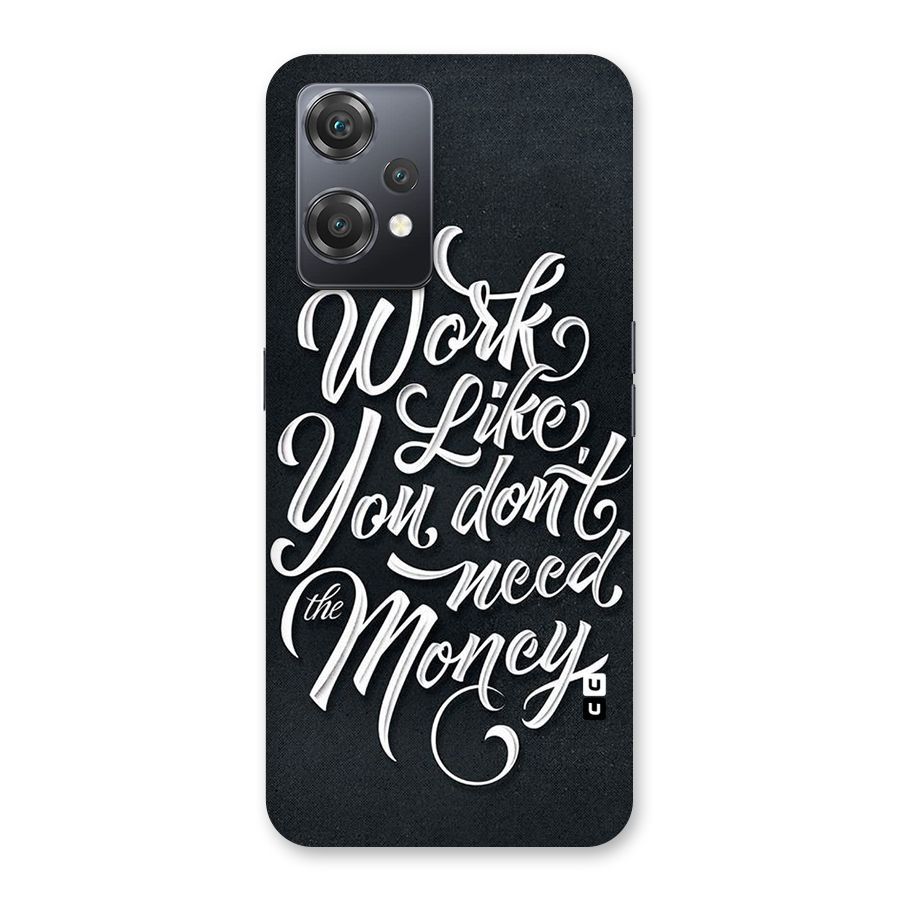 Work Like King Back Case for OnePlus Nord CE 2 Lite 5G