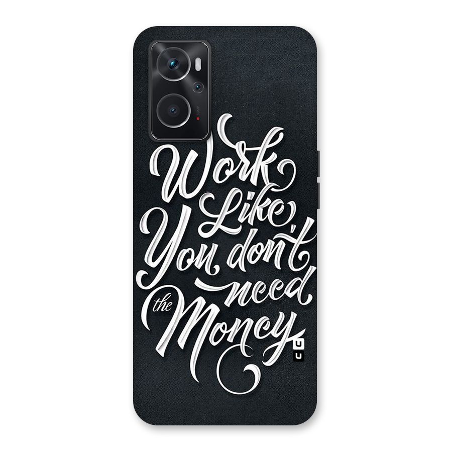 Work Like King Back Case for Oppo K10 4G