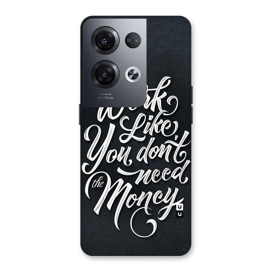 Work Like King Back Case for Oppo Reno8 Pro 5G