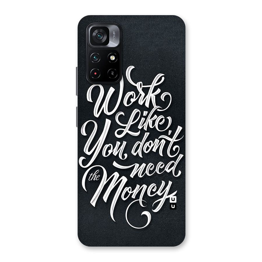 Work Like King Back Case for Poco M4 Pro 5G