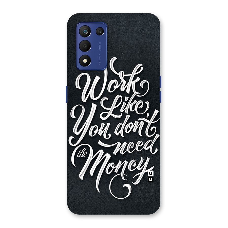 Work Like King Back Case for Realme 9 5G Speed