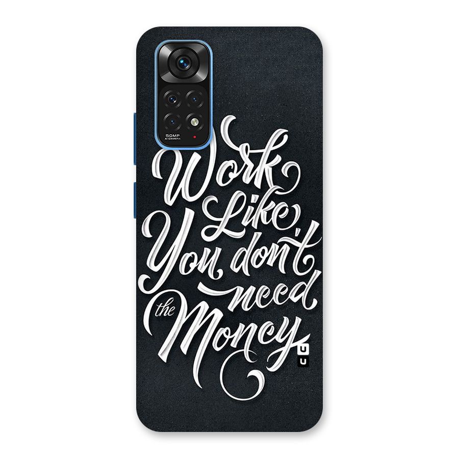 Work Like King Back Case for Redmi Note 11S