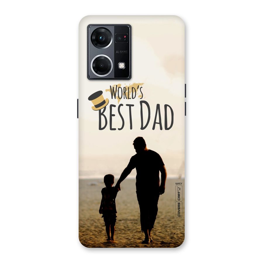 Worlds Best Dad Glass Back Case for Oppo F21 Pro 5G