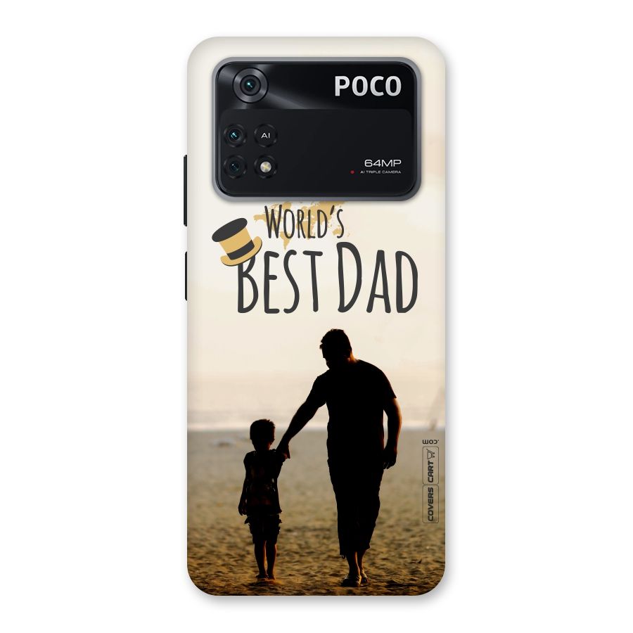 Worlds Best Dad Back Case for Poco M4 Pro 4G
