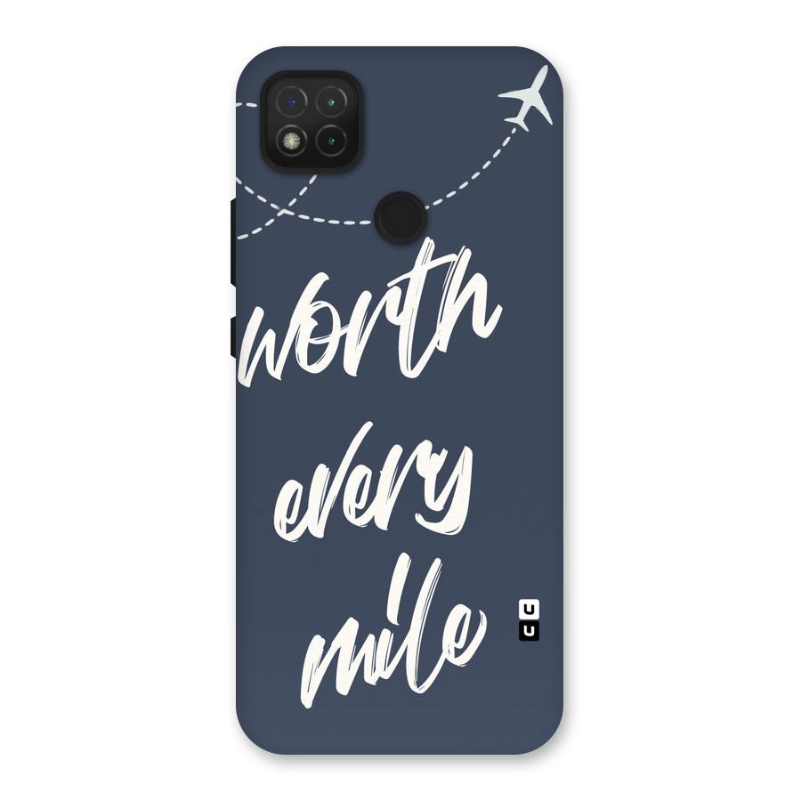 Worth Every Mile Back Case for Redmi 9 Activ