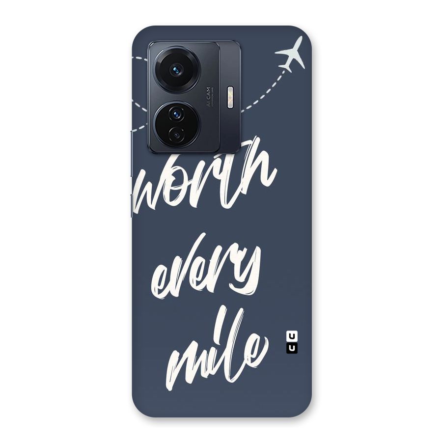 Worth Every Mile Back Case for Vivo T1 Pro