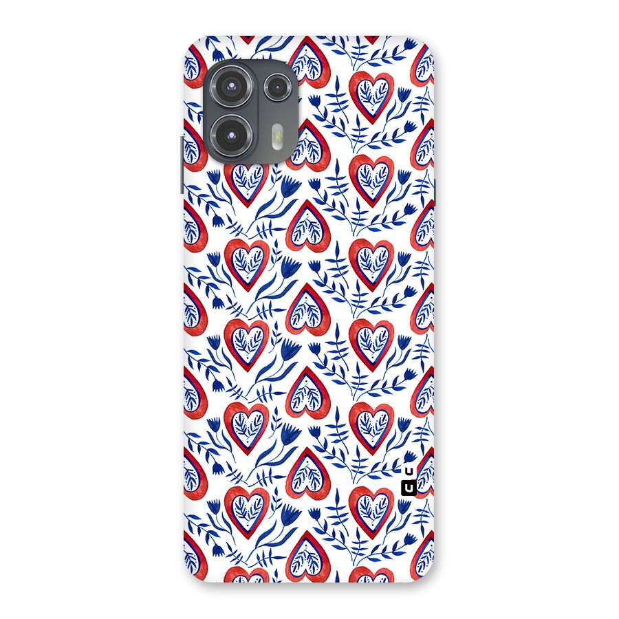Wrapping Hearts Pattern Back Case for Motorola Edge 20 Fusion