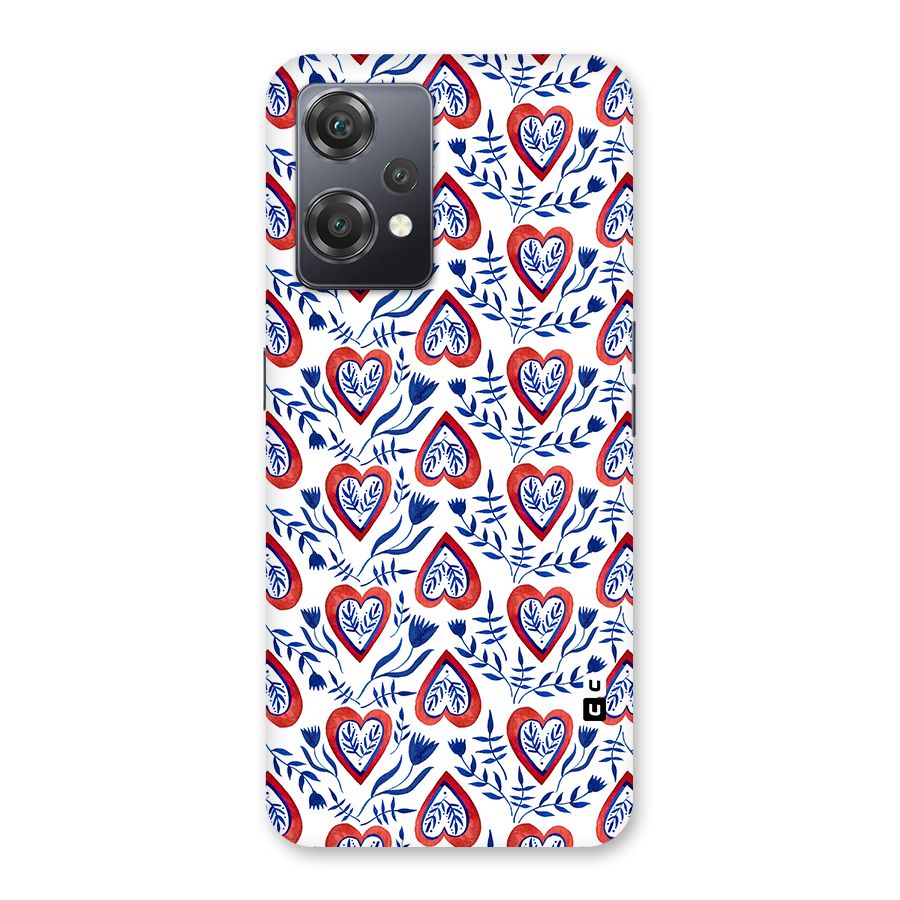 Wrapping Hearts Pattern Back Case for OnePlus Nord CE 2 Lite 5G