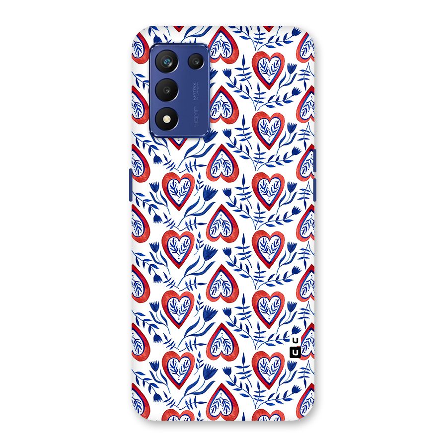 Wrapping Hearts Pattern Back Case for Realme 9 5G Speed