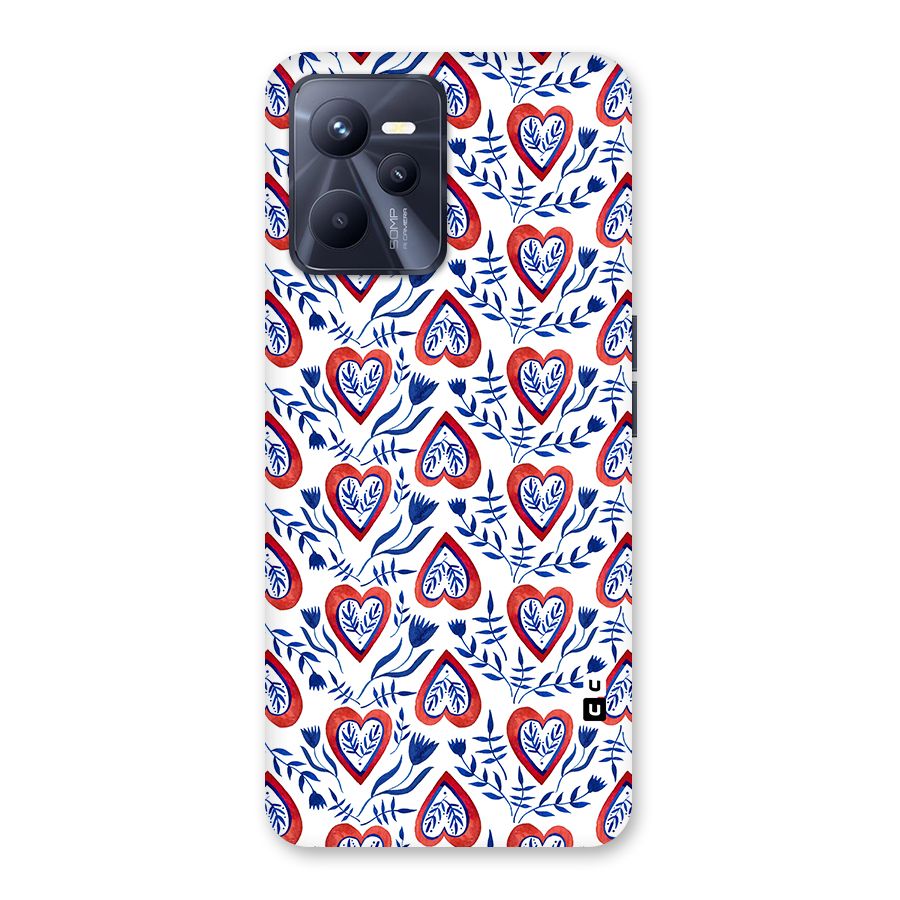 Wrapping Hearts Pattern Back Case for Realme C35