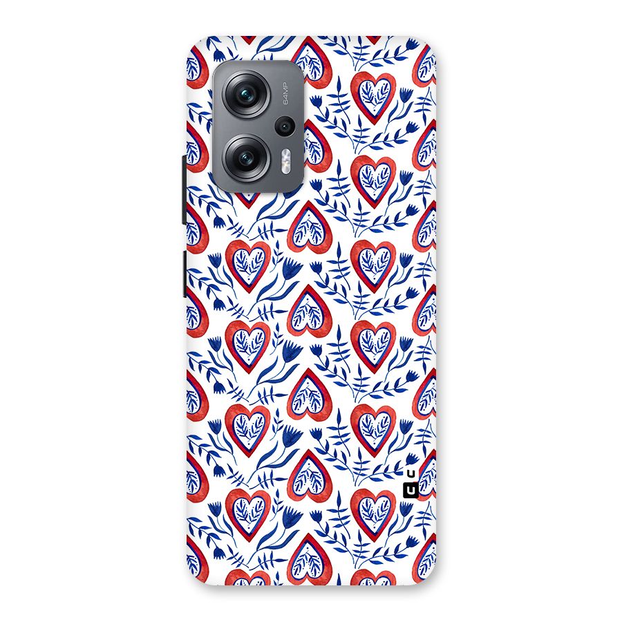 Wrapping Hearts Pattern Back Case for Redmi K50i