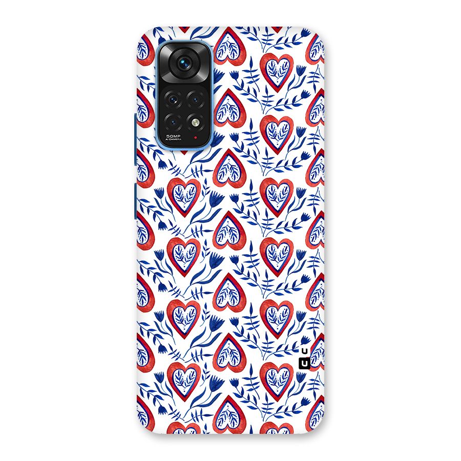 Wrapping Hearts Pattern Back Case for Redmi Note 11S