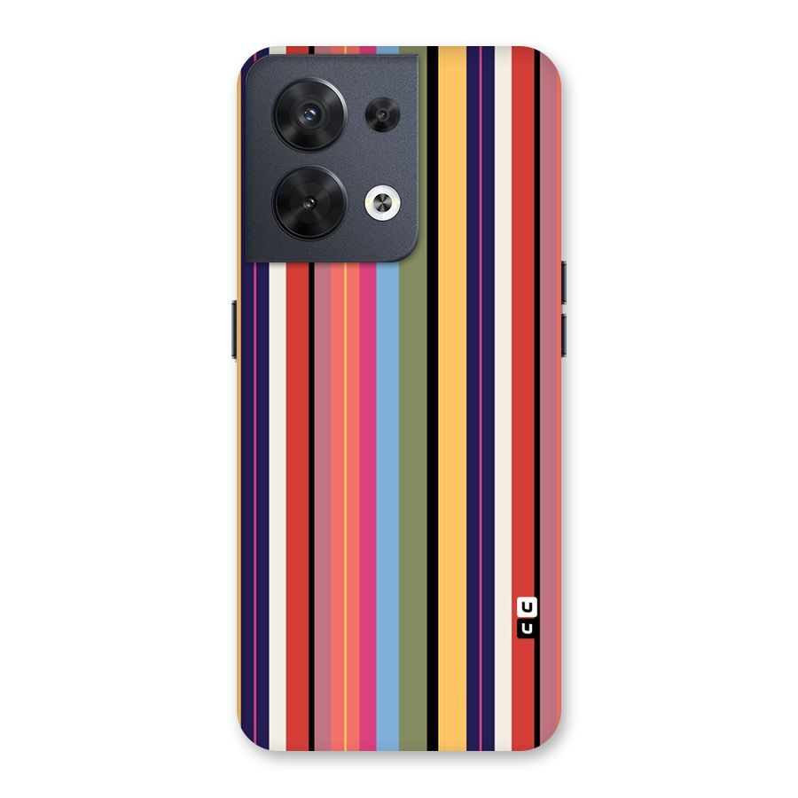 Wrapping Stripes Back Case for Oppo Reno8 5G