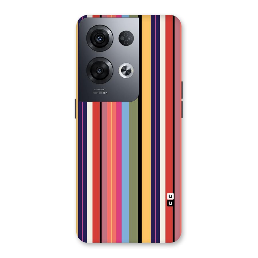 Wrapping Stripes Back Case for Oppo Reno8 Pro 5G