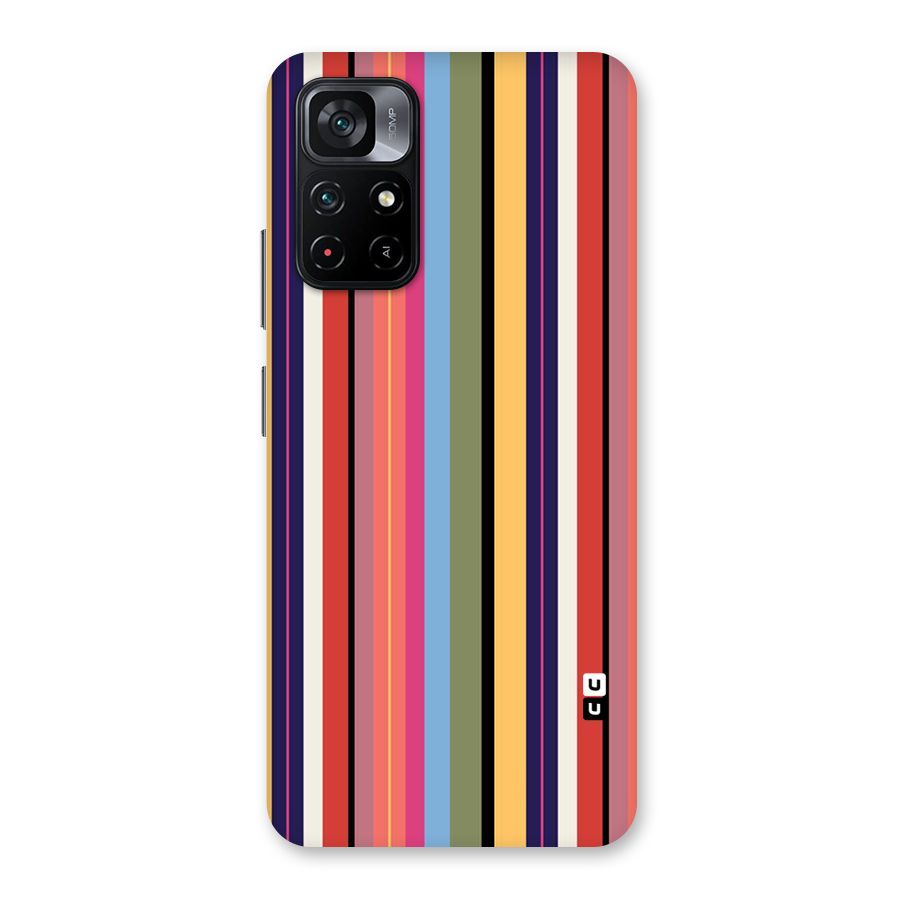 Wrapping Stripes Back Case for Poco M4 Pro 5G