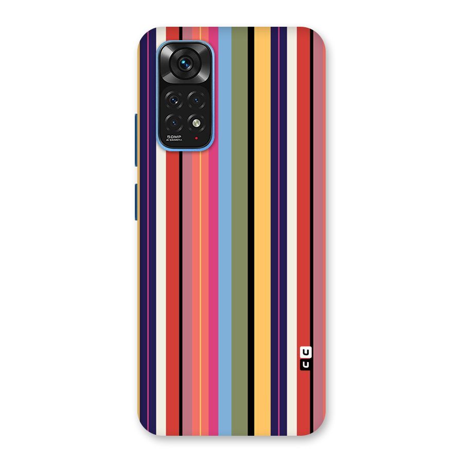 Wrapping Stripes Back Case for Redmi Note 11S