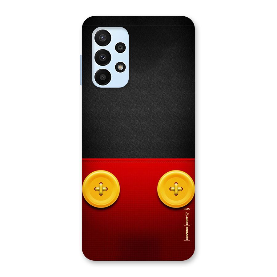 Yellow Button Back Case for Galaxy A23