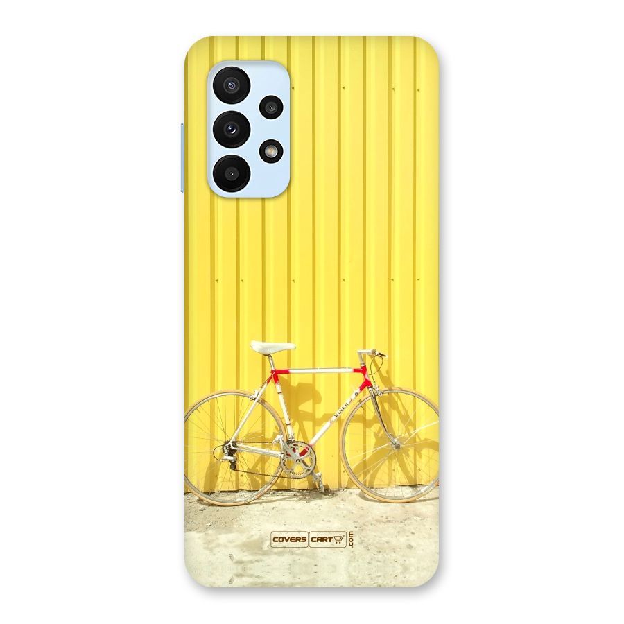 Yellow Cycle Classic Back Case for Galaxy A23