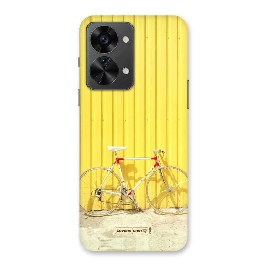 Yellow Cycle Classic Back Case for OnePlus Nord 2T