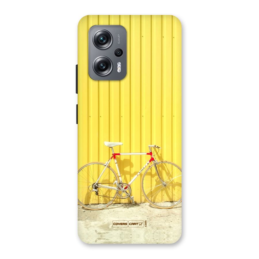 Yellow Cycle Classic Back Case for Redmi K50i