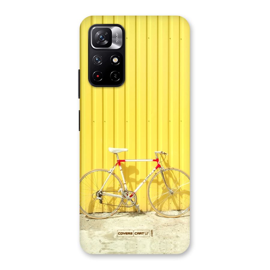 Yellow Cycle Classic Back Case for Redmi Note 11T 5G