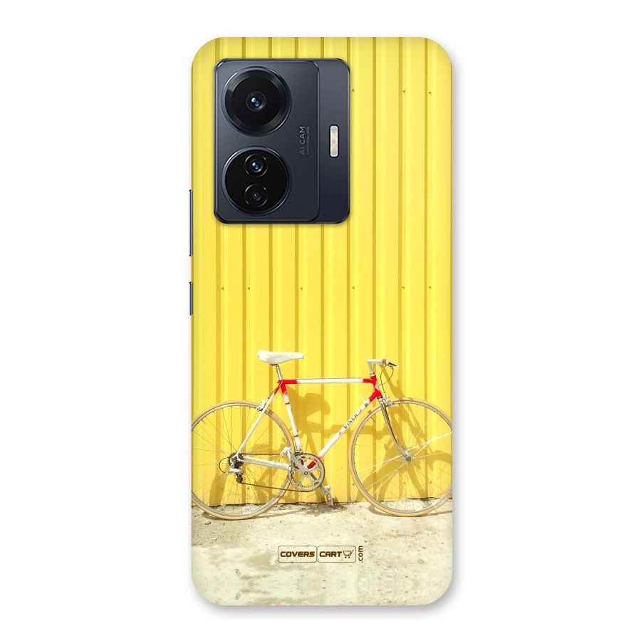 Yellow Cycle Classic Back Case for Vivo T1 Pro
