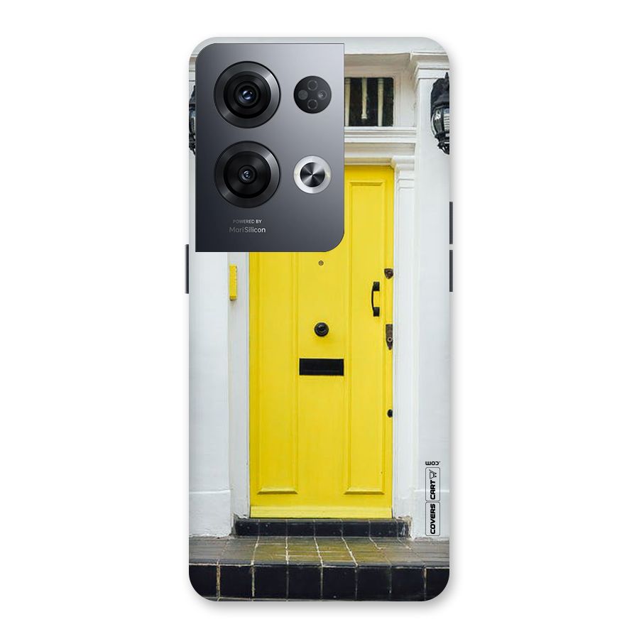 Yellow Door Back Case for Oppo Reno8 Pro 5G