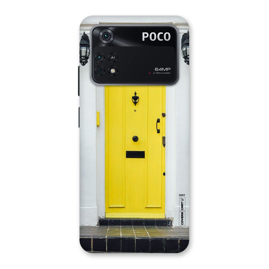 Yellow Door Back Case for Poco M4 Pro 4G