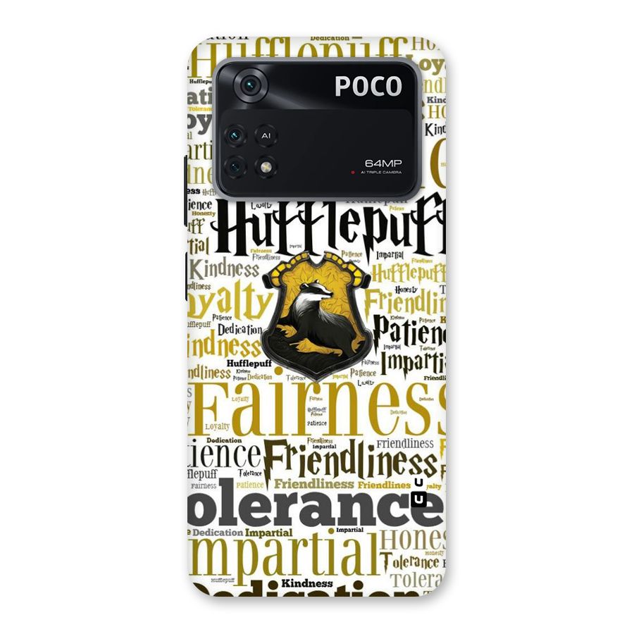 Yellow Fairness Back Case for Poco M4 Pro 4G