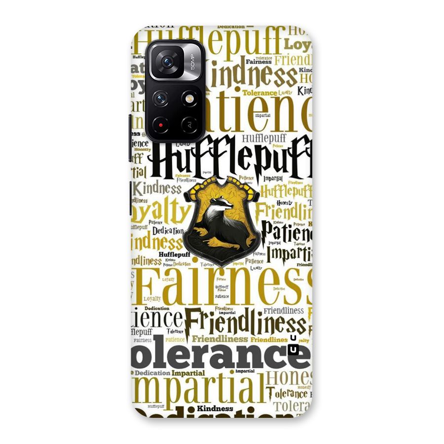 Yellow Fairness Back Case for Redmi Note 11T 5G