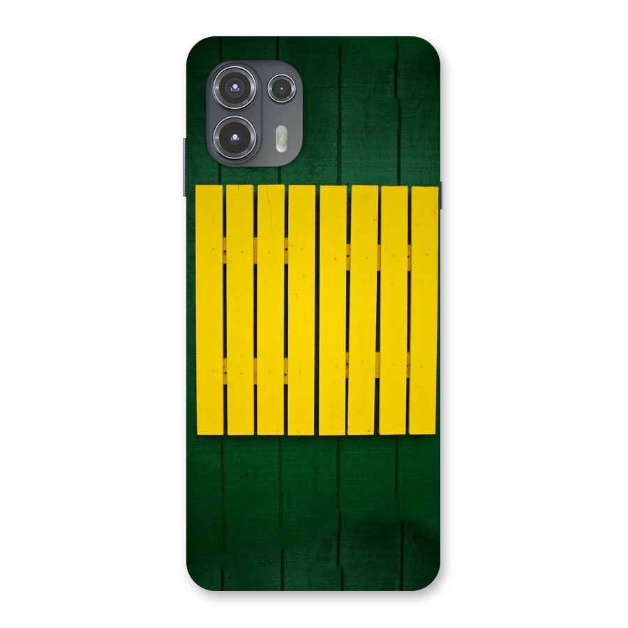 Yellow Fence Back Case for Motorola Edge 20 Fusion