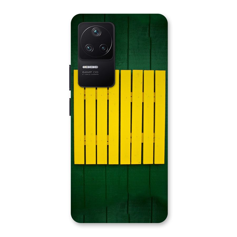 Yellow Fence Back Case for Poco F4 5G