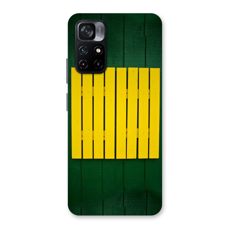 Yellow Fence Back Case for Poco M4 Pro 5G
