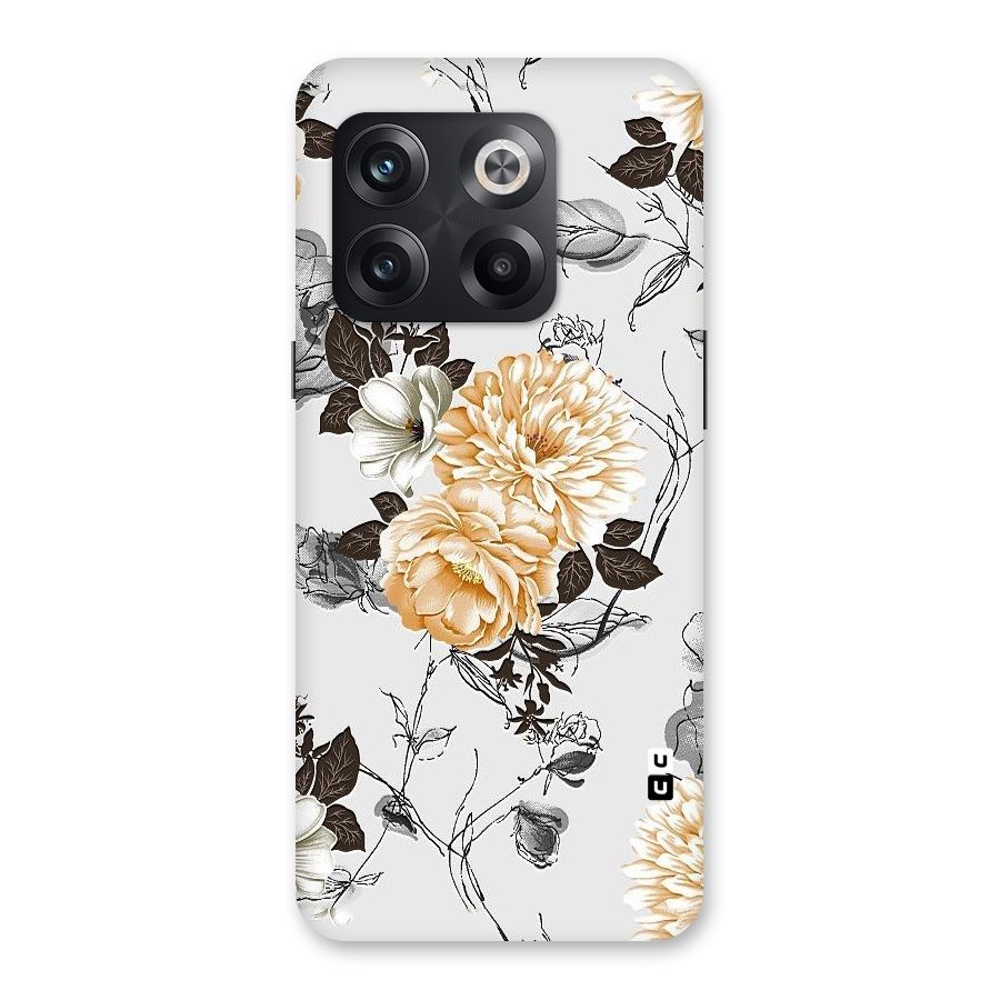 Yellow Floral Back Case for OnePlus 10T