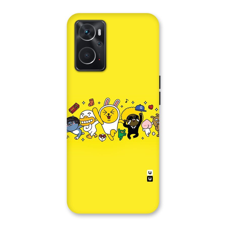 Yellow Friends Back Case for Oppo K10 4G