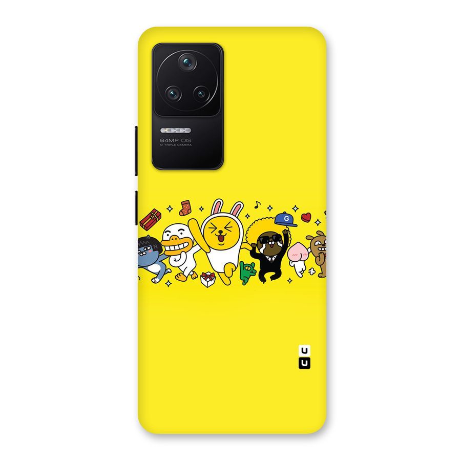 Yellow Friends Back Case for Poco F4 5G