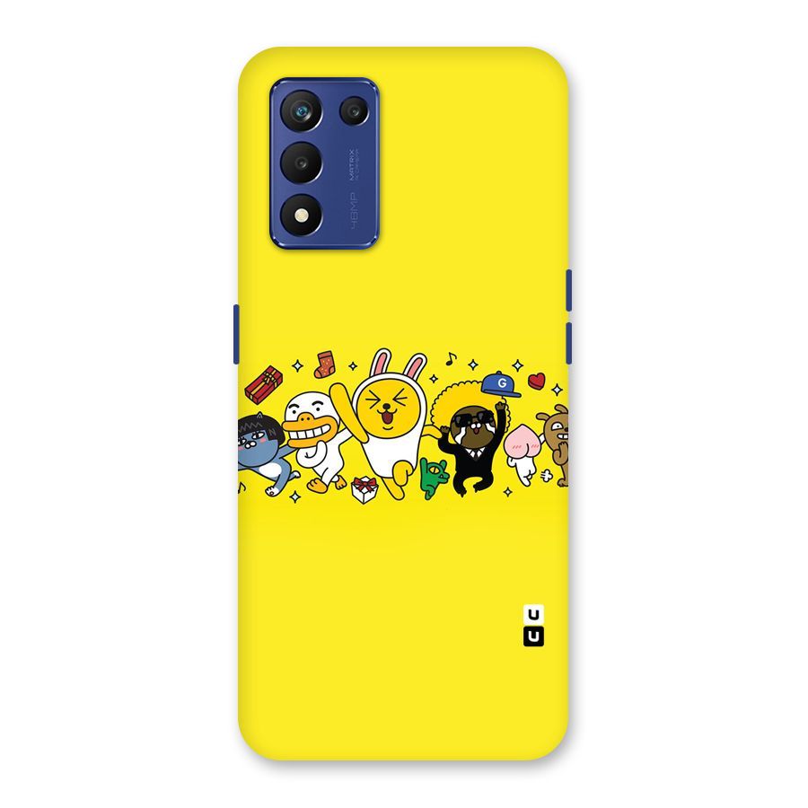 Yellow Friends Back Case for Realme 9 5G Speed