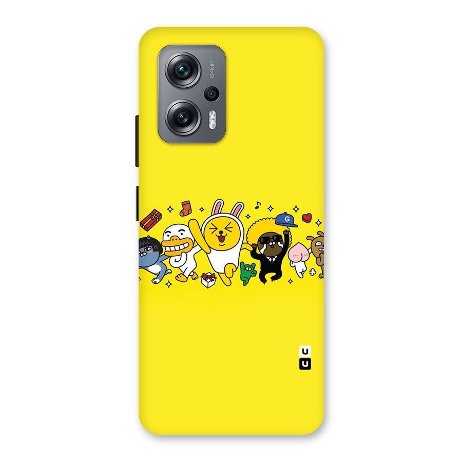 Yellow Friends Back Case for Redmi K50i