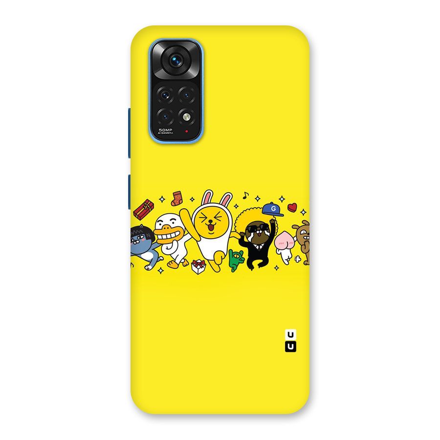Yellow Friends Back Case for Redmi Note 11S