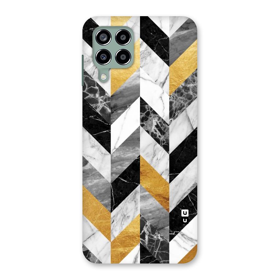 Yellow Grey Marble Back Case for Galaxy M33