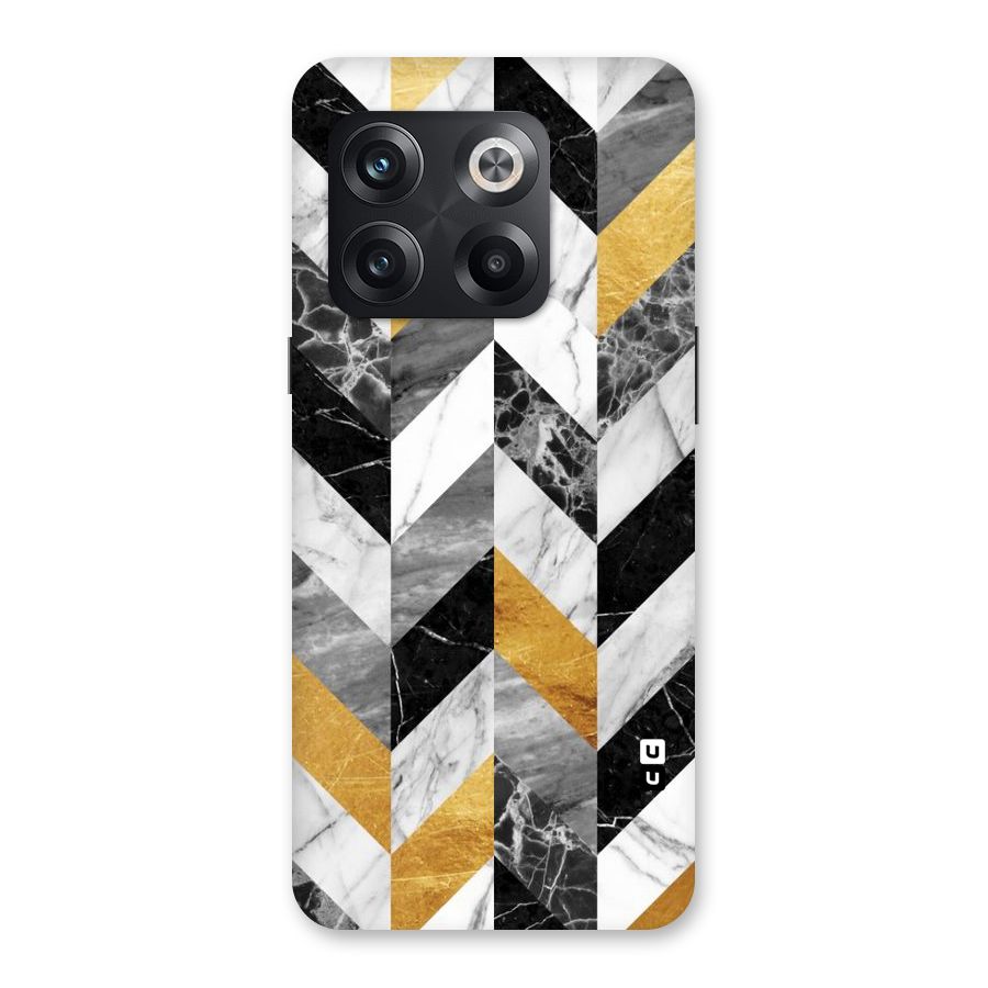 Yellow Grey Marble Back Case for OnePlus 10T