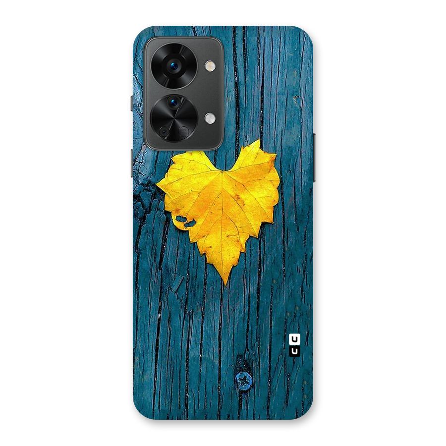 Yellow Leaf Back Case for OnePlus Nord 2T