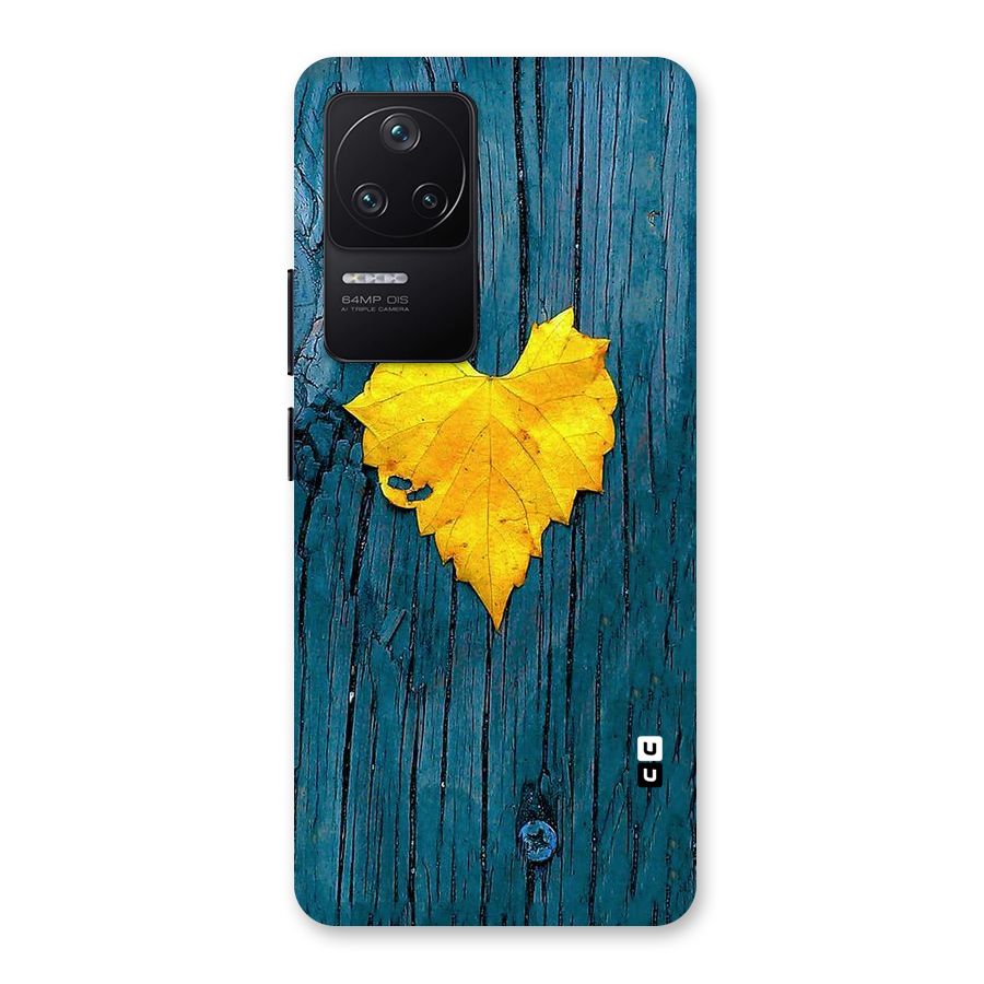 Yellow Leaf Back Case for Poco F4 5G