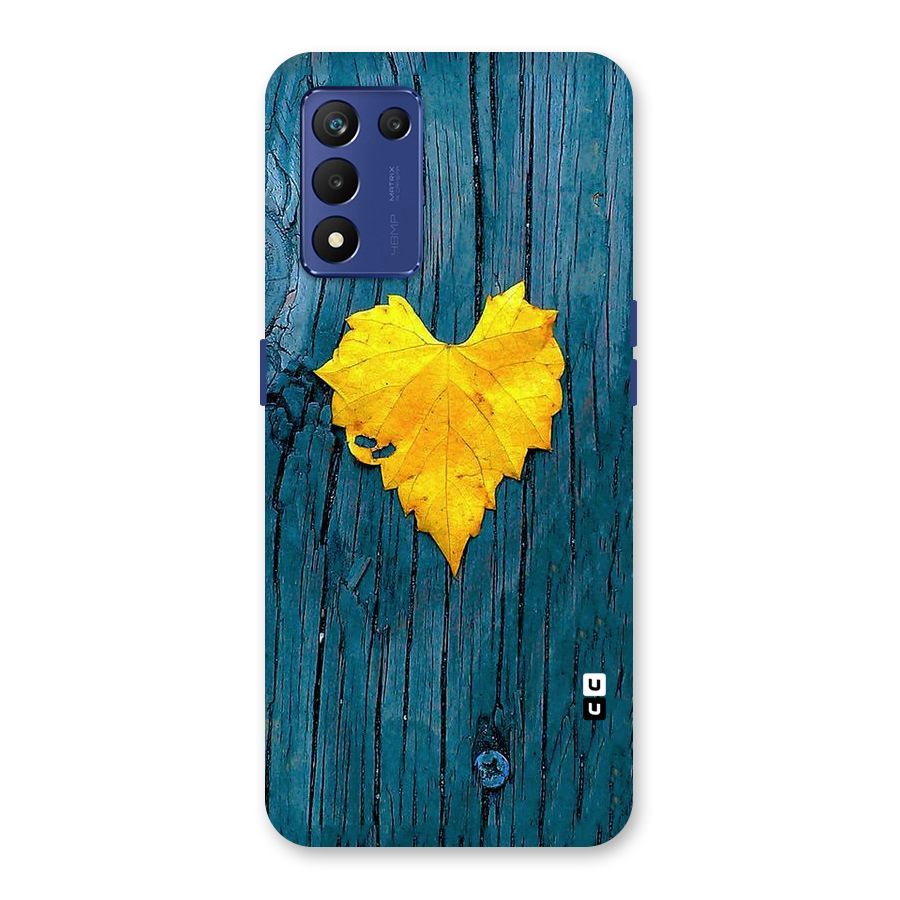 Yellow Leaf Back Case for Realme 9 5G Speed