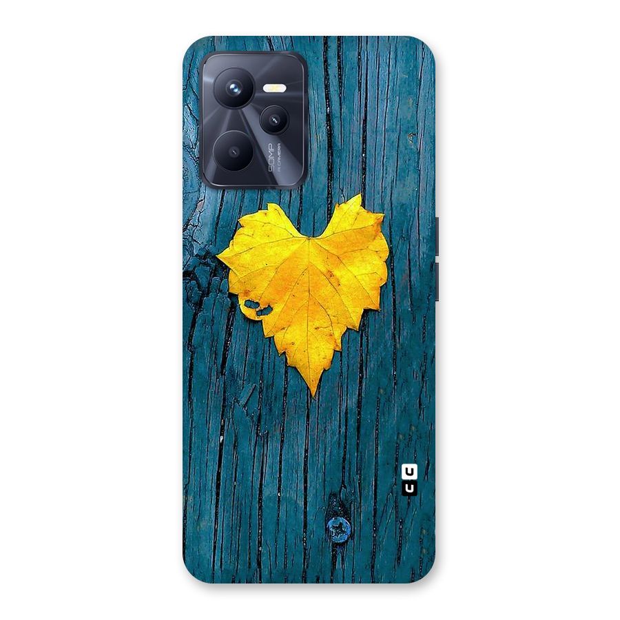 Yellow Leaf Back Case for Realme C35
