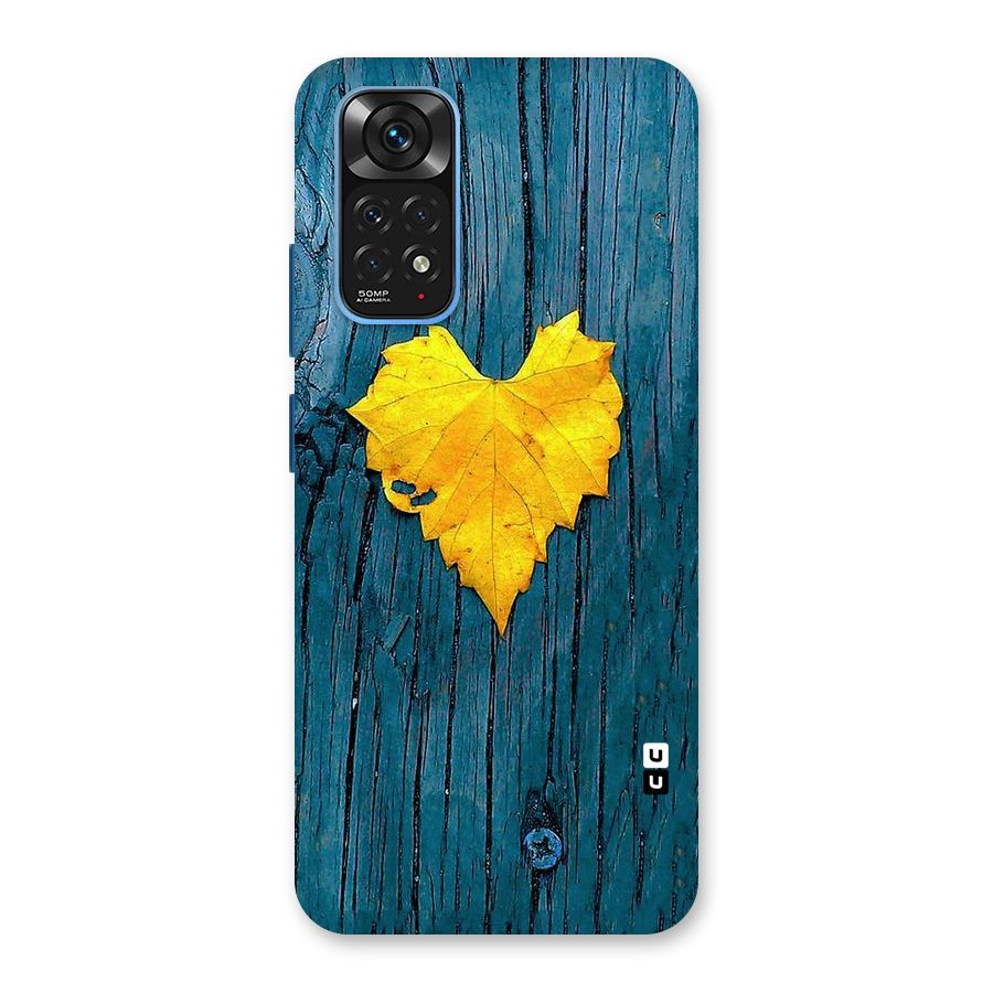 Yellow Leaf Back Case for Redmi Note 11S