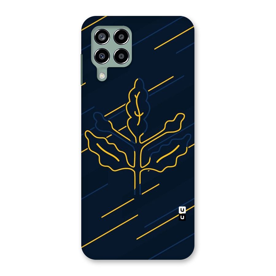 Yellow Leaf Line Back Case for Galaxy M33